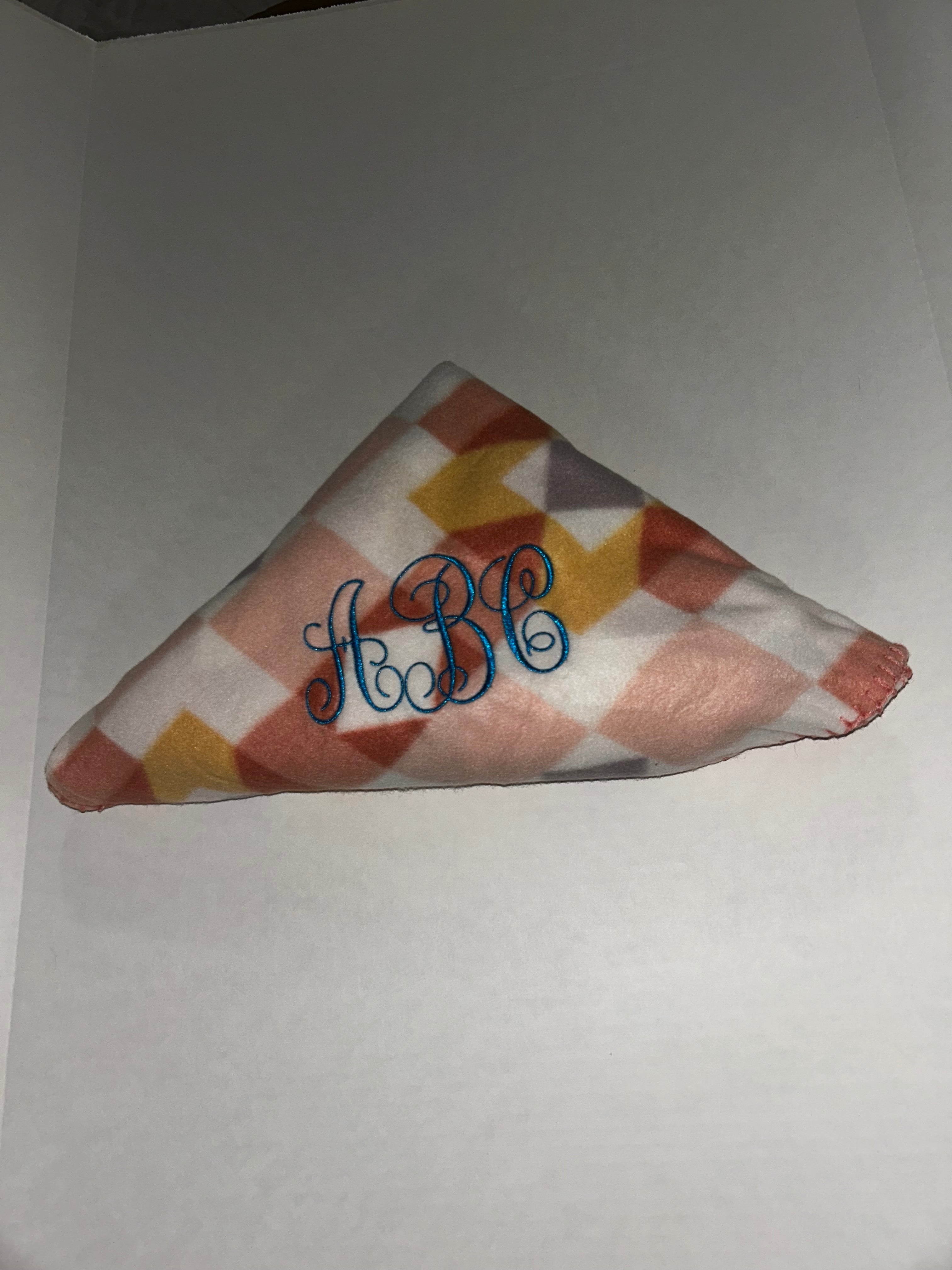 Personalized Embroidered Blanket - 50" x 60"