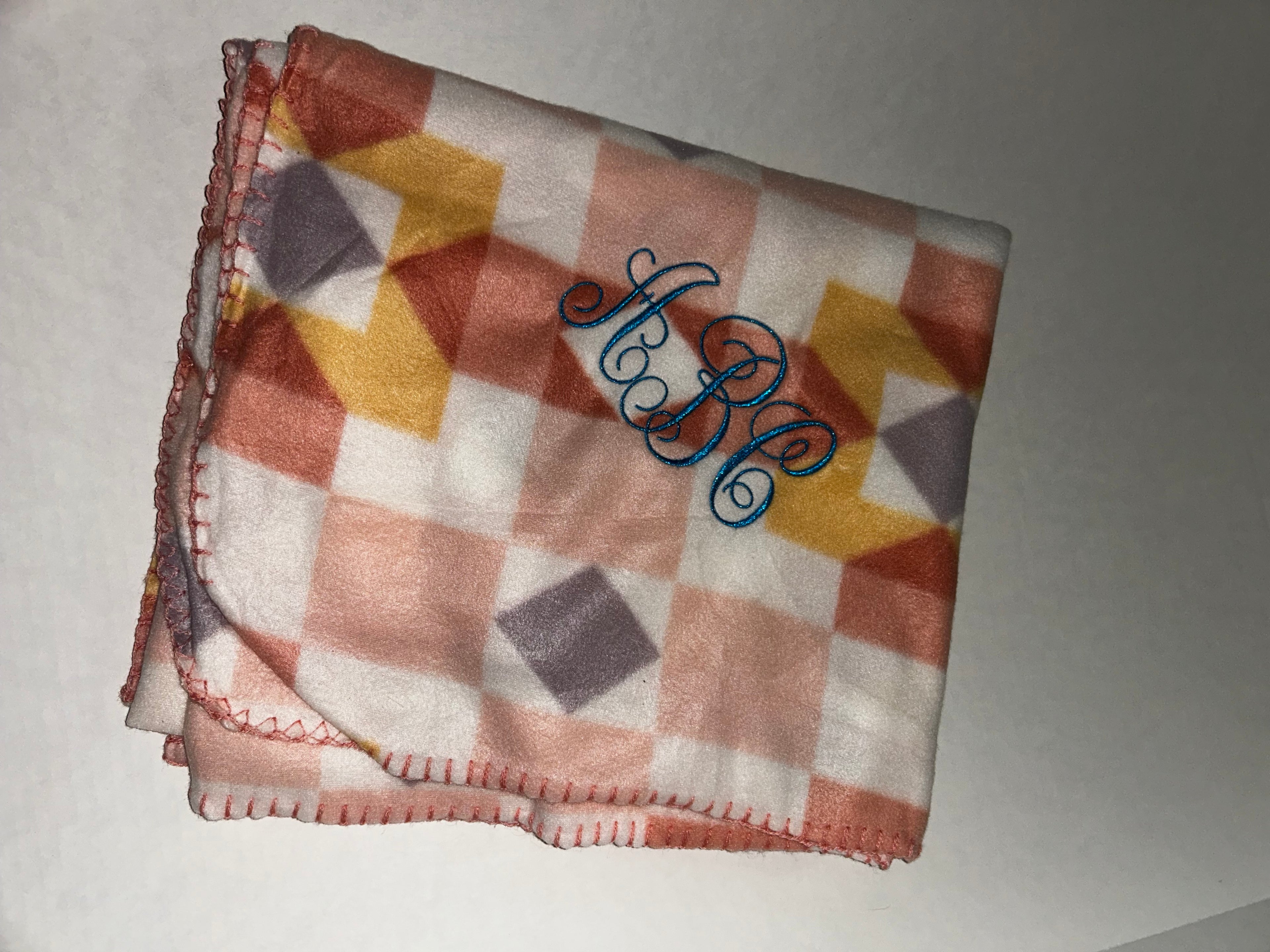 Personalized Embroidered Blanket - 50" x 60"