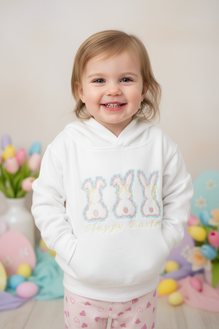 Easter Hoodie - Girl Looking at Camera