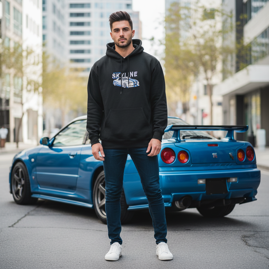 Skyline Hoodie with R34 GTR